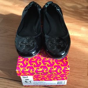 Tory Burch Patent Reva Ballet Flats